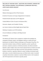 WELLCARE ACT MASTERY EXAM &ndash; QUESTIONS AND ANSWERS &vert; VERIFIED AND WELL DETAILED ANSWERS &vert; PLUS RATIONALES &vert; DOWNLOAD AND PASS &vert; LATEST EXAM UPDATE 2026&sol;2027