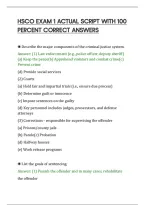 Hsco Exam 1 Actual Script With 100&NewLine;Percent Correct Answers