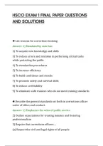 Hsco Exam 1 Final Paper Questions&NewLine;And Solutions