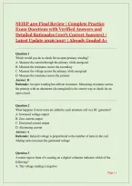 NEIEP 400 Final Review &vert; Complete Practice Exam Questions with Verified Answers and Detailed Rationales &lpar;100&percnt; Correct Answers&rpar; &vert; Latest Update 2026&sol;2027 &vert; Already Graded A&plus;