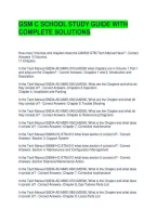 Gsm C School Study Guide With Complete Solutions