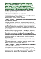 State Farm Estimatics CCC ONE & Estimating Systems 2026&sol;2027 &vert; Auto Damage Estimating Study Guide&comma; CCC ONE Practice Questions & Answers&comma; Estimating Software Workflows&comma; Claims Appraiser Exam Prep & Comprehensive Review