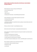 Neha Rs-Rehs Test Review Questions And Answers Latest Update Already Graded A&plus;