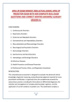 Apea 3P Exam Newest 2026 Actual Exam&vert; Apea 3P &NewLine;Predictor Exam With 400 Complete Real Exam &NewLine;Questions And Correct Verified Answers&sol; Already &NewLine;Graded A&plus;