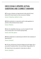 Hsco Exam 3 Updated Actual&NewLine;Questions And Correct Answers