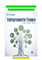 Solution Manual for Entrepreneurial Finance 8th Edition by J&period; Chris Leach&comma; Ronald W&period; Melicher & Shaun William Davies &vert; Chapters 1&ndash;16 &vert; ISBN 9798214057149