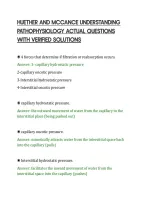 Huether And Mccance Understanding&NewLine;Pathophysiology Actual Questions&NewLine;With Verified Solutions