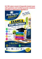 DC PM Latest recent & frequently tested exam with questions and verified accurate solutions &lpar;detailed & elaborated&rpar; GRADED A&plus;&period;
