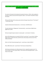 NYC TOUR GUIDE TEST 2024 EXAM QUESTIONS WITH 100&percnt; CORRECT ANSWERS&period;