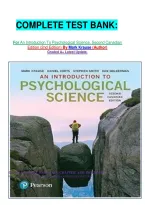      COMPLETE TEST BANK&colon;&NewLine;&NewLine;&NewLine;For An Introduction To Psychological Science&comma; Second Canadian Edition &lpar;2nd Edition&rpar; By Mark Krause &lpar;Author&rpar;&NewLine;Graded A&plus; Latest Update&period;&NewLine;&NewLine;&NewLine;