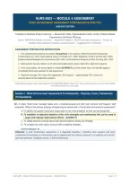 NURS 6003 Module 4 Assignment &ndash; Work Environment Assessment Comprehensive Practice 2026&sol;2027 Edition