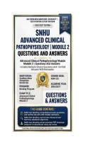 NUR 555 MODULE 2 Advanced Clinical Pathophysiology 2026&sol;2027 Questions And Answers SNHU