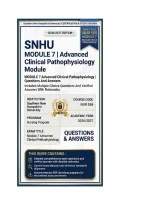 NUR 555 MODULE 7 Advanced Clinical Pathophysiology 2026&sol;2027 Questions And Answers SNHU