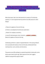 Hesi PN-Gerontology Exam Latest 2026&sol;2027 &NewLine;Questions and Correct Detailed Answers Already &NewLine;Graded A&plus; 