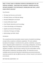 BIOD 171 FINAL EXAM &lpar;4 VERSIONS&rpar; ESSENTIAL MICROBIOLOGY W LAB&NewLine;PORTAGE LEARNING &ndash; QUESTIONS AND ANSWERS &vert; VERIFIED AND WELL&NewLine;DETAILED ANSWERS &vert; PLUS RATIONALES &vert; DOWNLOAD AND PASS &vert; LATEST&NewLine;EXAM UPDATE 2026&sol;2027