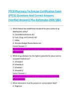 PTCB PTCE Exam 2026 &vert; Pharmacy Technician Practice Questions & Answers