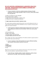 RN ATI CAPSTONE COMPREHENSIVE ASSESSMENT PRACTICE &NewLine;TEST 2026 &ndash; 100 QUESTIONS WITH CORRECT ANSWERS AND &NewLine;DETAILED RATIONALES
