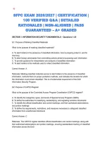 SFPC EXAM 2026&sol;2027 &vert; CERTIFICATION &vert; 100 VERIFIED Q&A &vert; DETAILED RATIONALES &vert; NGN-ALIGNED &vert; PASS GUARANTEED &ndash; A&plus; GRADED