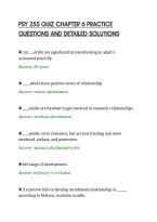 Psy 255 Quiz Chapter 6 Practice&NewLine;Questions And Detailed Solutions&NewLine;