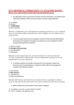 Isc2 Certified In Cybersecurity &lpar;Cc&rpar; Exam Prep 2026&sol;2027 &ndash;&NewLine;Practice Questions With Detailed Rationales