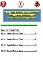 NR 509 Week 1 &ndash; Advanced Physical Assessment Practice Questions and Answers&colon; Health Assessment&comma; Clinical Reasoning&comma; Nursing Process&comma; and Patient Evaluation&NewLine;&NewLine;