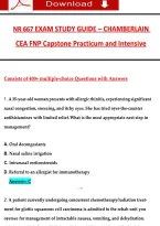 NR 509 Advanced Physical Assessment &ndash; Week 1 Midterm Exam&colon; 100 Multiple-Choice Practice Questions with Verified Answers for Chamberlain University