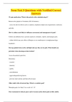 Ncoa Test 3 Questions with Verified Correct&NewLine;Answers