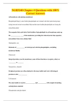 NGR5140 Chapter 4 Questions with 100&percnt;&NewLine;Correct Answers