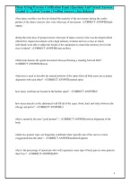 Fitour Group Exercise Certification Exam &vert; Questions And Correct Answers &vert; Graded A&plus; &vert; Latest Version &vert; Verified Answers &vert; Just Released&NewLine;