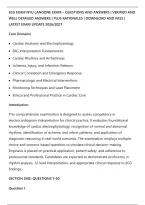 Ecg Exam Nyu Langone Exam &ndash; Questions And Answers &vert; Verified And&NewLine;Well Detailed Answers &vert; Plus Rationales &vert; Download And Pass &vert;&NewLine;Latest Exam Update 2026&sol;2027