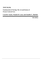 Fundamentals of Nursing 10th Edition&NewLine;Taylor Fundamentals of Nursing Test Bank&NewLine;Person Centered Care Nursing 10th Edition&NewLine;Fundamentals Nursing Test Bank Taylor