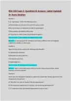 Exam 2&colon; NSG 526 Exam 2&colon; 150 Questions & Answers&colon; Latest Updated&NewLine;A&plus; Score Solution