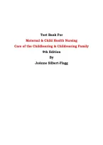Test Bank for Maternal & Child Health Nursing&colon; Care of the Childbearing & Childrearing Family 9th Edition by JoAnne Silbert-Flagg &vert; Study Guide&comma; Practice Questions & Exam Review 2026&sol;2027
