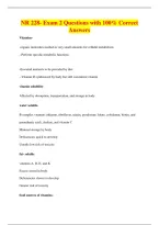 NR 228- Exam 2 Questions with 100&percnt; Correct&NewLine;Answers