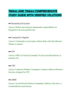 Tma02 And Tma03 Comprehensive&NewLine;Study Guide With Verified Solutions