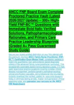 ANCC FNP Board Exam Proctored Practice Vault 2026&sol;2027&colon; 300&plus; FNP-BC Questions & Solutions