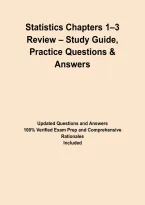 Statistics Chapters 1&ndash;3 Review &ndash; Study Guide&comma; Practice Questions & Answers