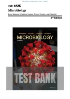 Test Bank - Microbiology 3rd Edition &lpar;Wessner&comma; 2021&rpar; Chapter 1-24 &vert; All Chapters