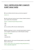 Tncc Certification Prep Complete&NewLine;Script Highly Rated