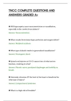 Tncc Complete Questions And&NewLine;Answers Graded A&plus;&NewLine;