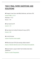 Tncc Final Paper Questions And&NewLine;Solutions&NewLine;