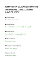 Tompsc Sccja Cumulative Exam Actual&NewLine;Questions And Correct Answers&NewLine;Complete Review