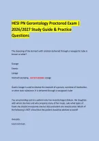 &NewLine;HESI PN Gerontology Proctored Exam &vert; &NewLine;2026&sol;2027 Study Guide & Practice Questions &NewLine;
