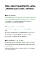 Tosca Tricentis As1 Updated Actual&NewLine;Questions And Correct Answers&NewLine;