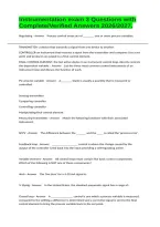 Instrumentation exam 3 Questions with Complete&sol;Verified Answers 2026&sol;2027&period;