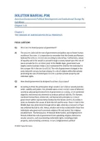 Solution Manual for American Government Political Development and Institutional Change 12th Edition By Cal Jillson