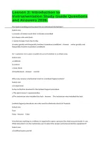 Lesson 2&colon; Introduction to Instrumentation Study Guide Questions and Answers 2026&period;&NewLine;&NewLine;