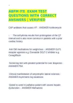Abfm Ite Exam Test Questions With Correct Answers&period;