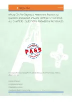NR574 CEA Pre-Diagnostic Assessment Practice 250 &NewLine;Questions and correct answers&vert; COMPLETE TEST BANK  &NewLine;ALL CHAPTERS &vert; QUESTIONS&comma; ANSWERS & RATIONALES