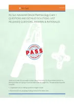 Nu 641 Advanced Clinical Pharmacology Exam 1 &NewLine;Questions And Detailed Solutions Just &NewLine;Released&vert; Questions&comma; Answers & Rationales 